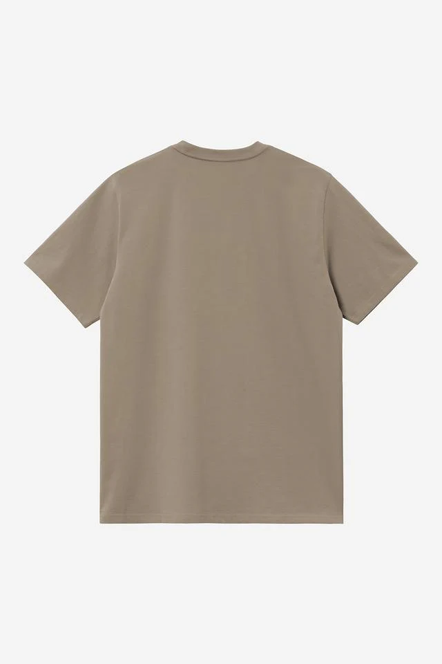Carhartt WIP S/S Pocket T-Shirt Cotton Single Jersey, 190 g/m² (Iroko) - Image 2