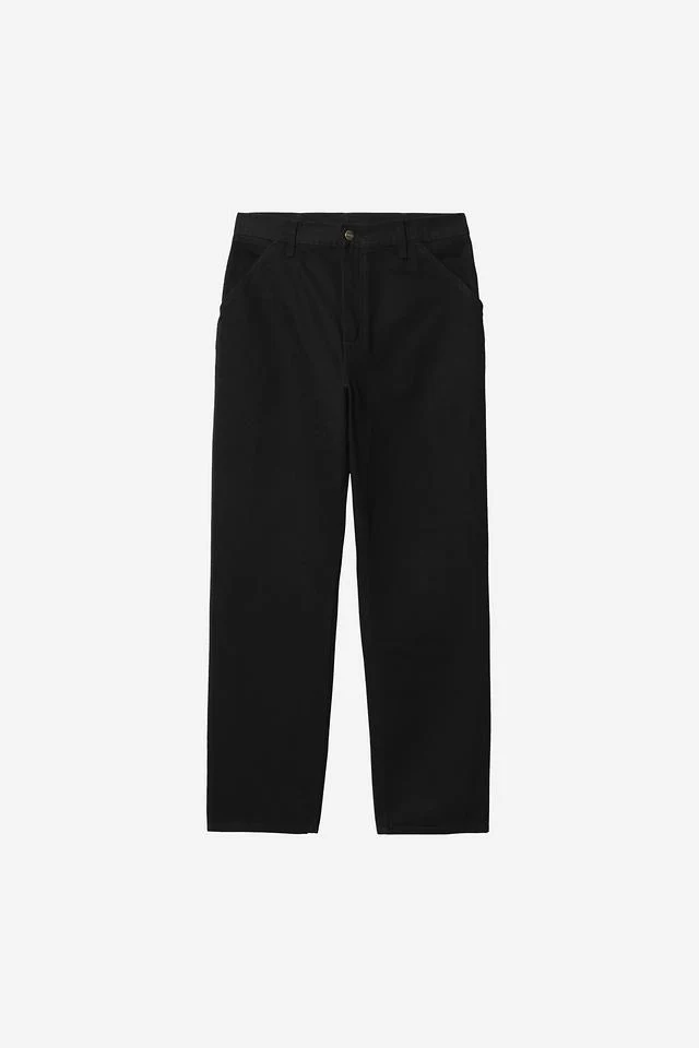 Carhartt WIP Simple Pant Polyester/Cotton Denison Twill, 8.8 oz (Black Rinsed) - Image 2