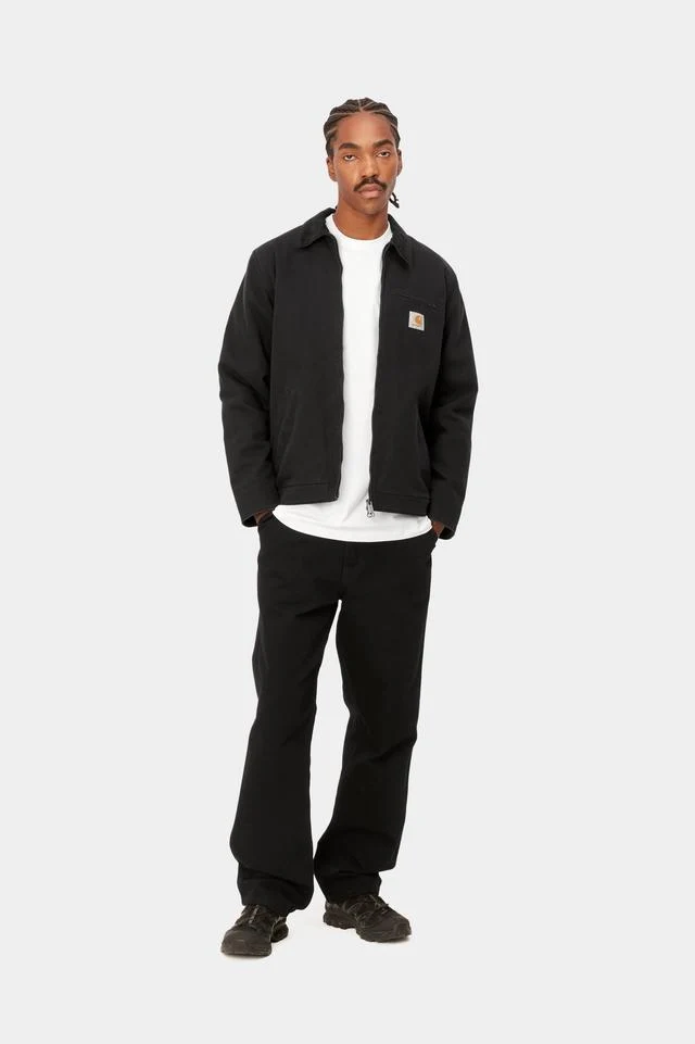 Carhartt WIP Simple Pant Polyester/Cotton Denison Twill, 8.8 oz (Black Rinsed) - Image 6