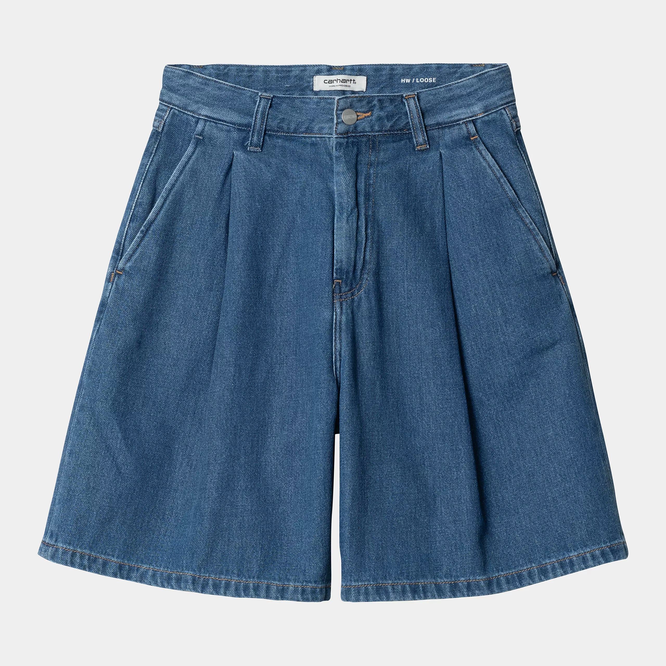 Carhartt WIP W' Alta Short 100% Cotton 'Olympia' Denim, 10.5 oz (Blue stone washed) - Image 2