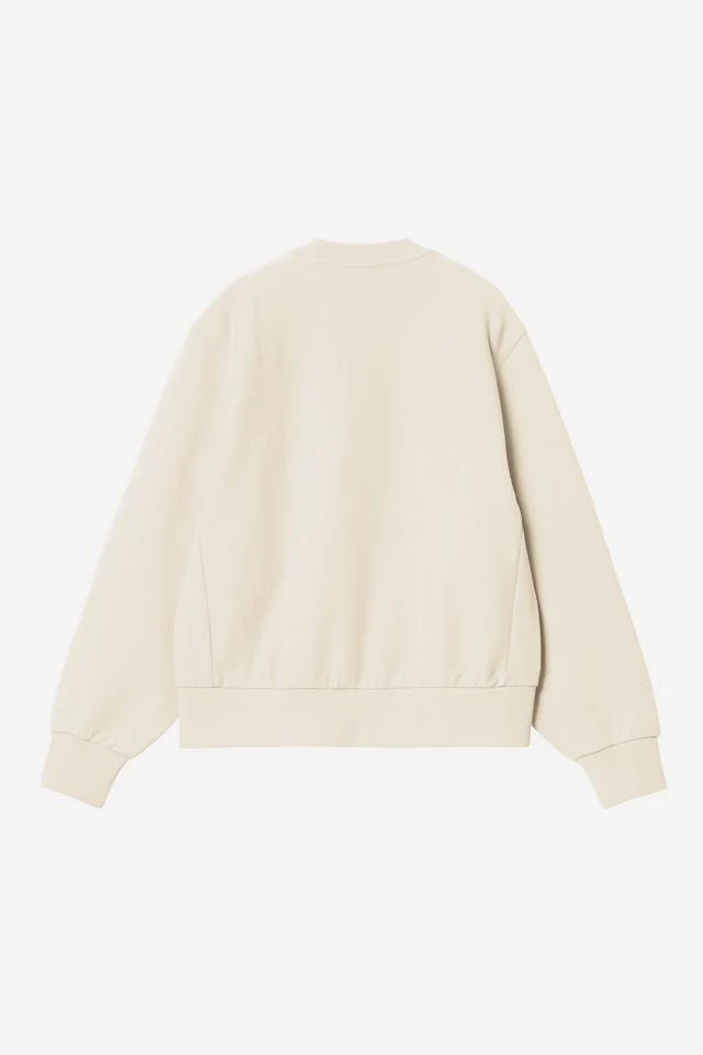 Carhartt WIP W' American Script Sweat Cotton/Polyester Sweat, 340 g/m² (Natural) - Image 2