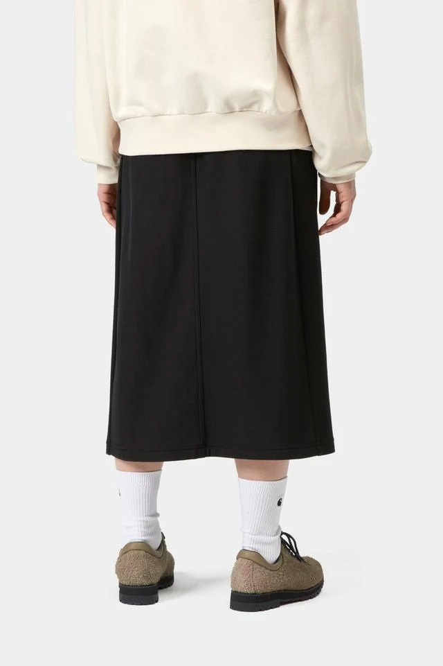 Carhartt WIP W' American Script Sweat Skirt Cotton/Polyester Sweat, 340 g/m² (Black) - Image 4