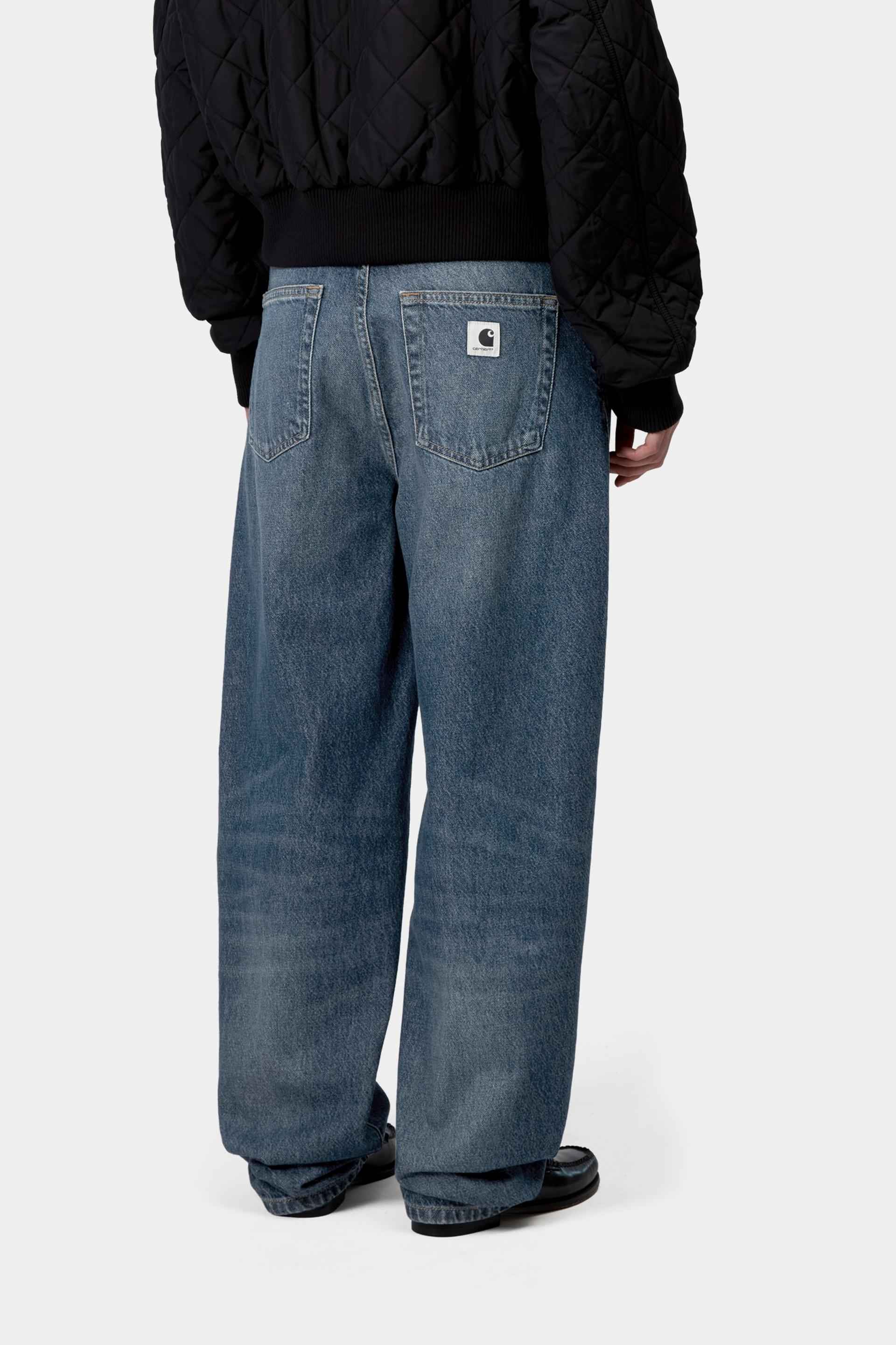 Carhartt WIP W' Arin Pant Organic Cotton Fairfield Denim, 11 oz (Blue dark used wash) - Image 3