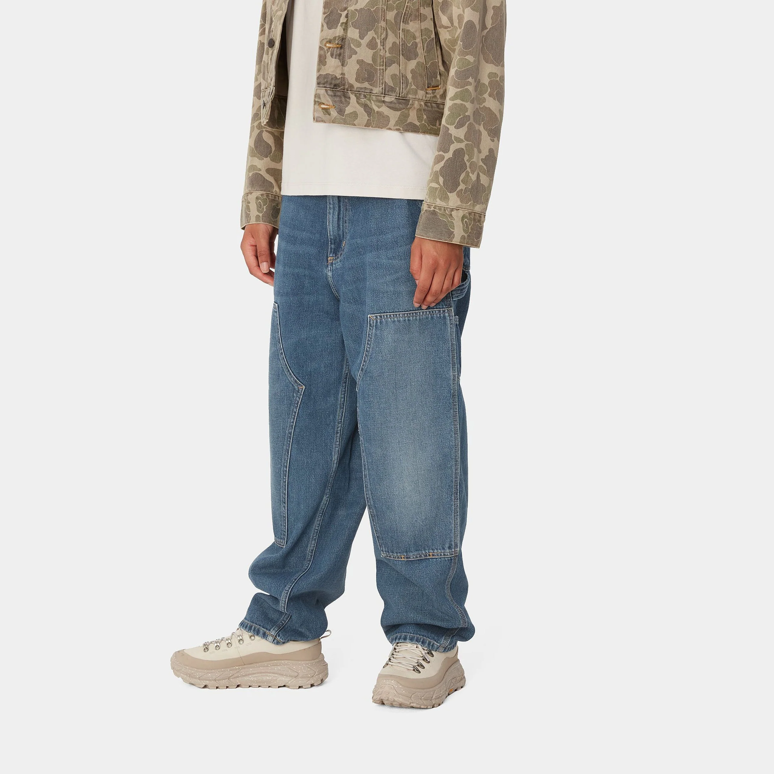 Carhartt WIP W' Brandon Double (Blue dark used wash) - Image 5