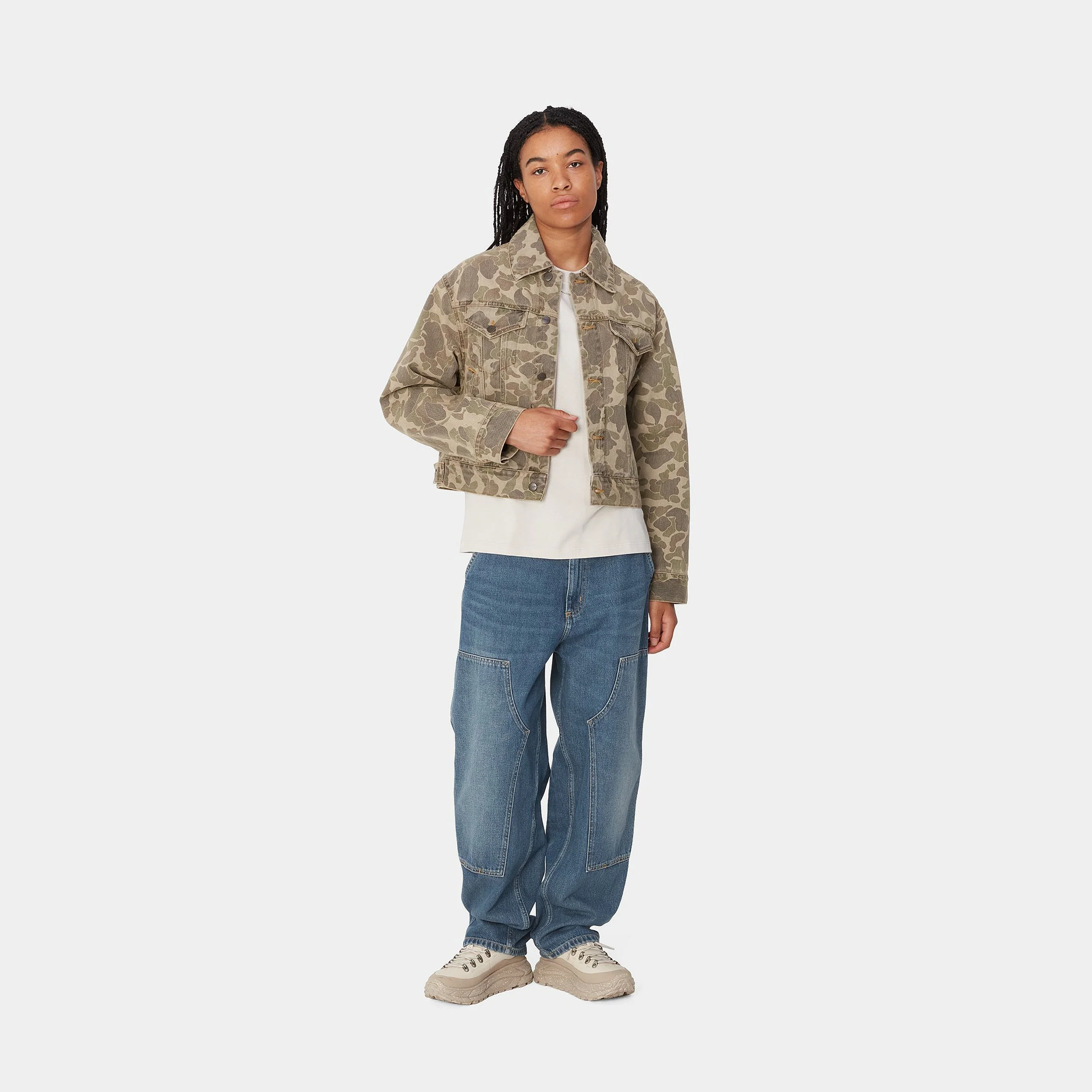 Carhartt WIP W' Brandon Double (Blue dark used wash) - Image 6