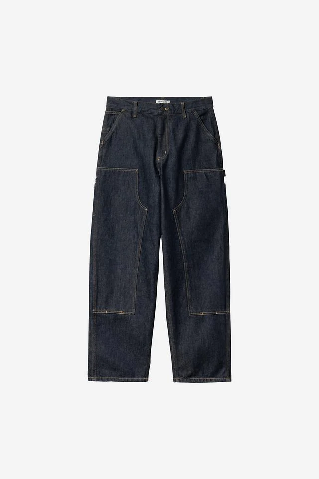 Carhartt WIP W' Brandon Double Knee Pant 100% Cotton 'Smith' Denim, 13.5 oz (Blue rinsed) - Image 2