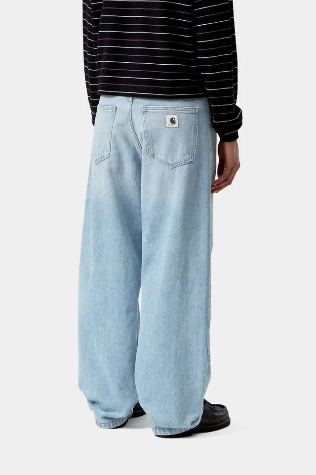 Carhartt WIP W' Brandon Pant 100% Cotton 'Smith' Denim, 13.5 oz (Blue heavy worn bleached) - Image 4