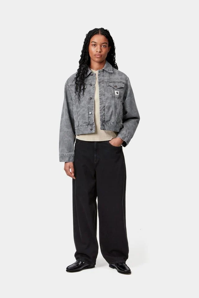 Carhartt WIP W' Brandon Pant 100% Cotton 'Smith' Denim, 13.5 oz (Blue midnight wash) - Image 6