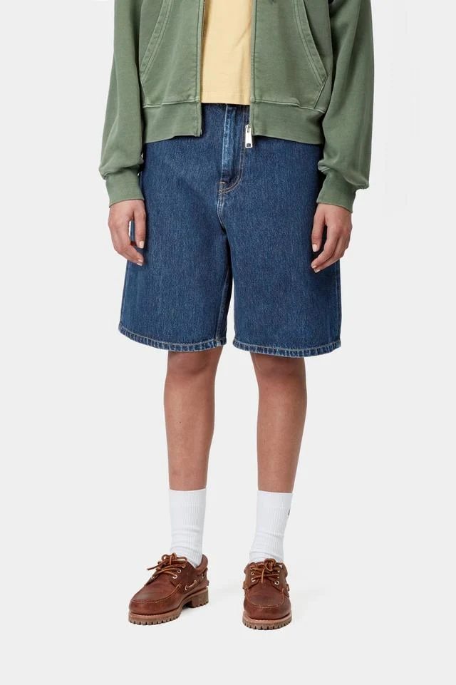 Carhartt WIP W' Brandon Short 100% Cotton 'Smith' Denim, 13.5 oz (Blue stone washed) - Image 3