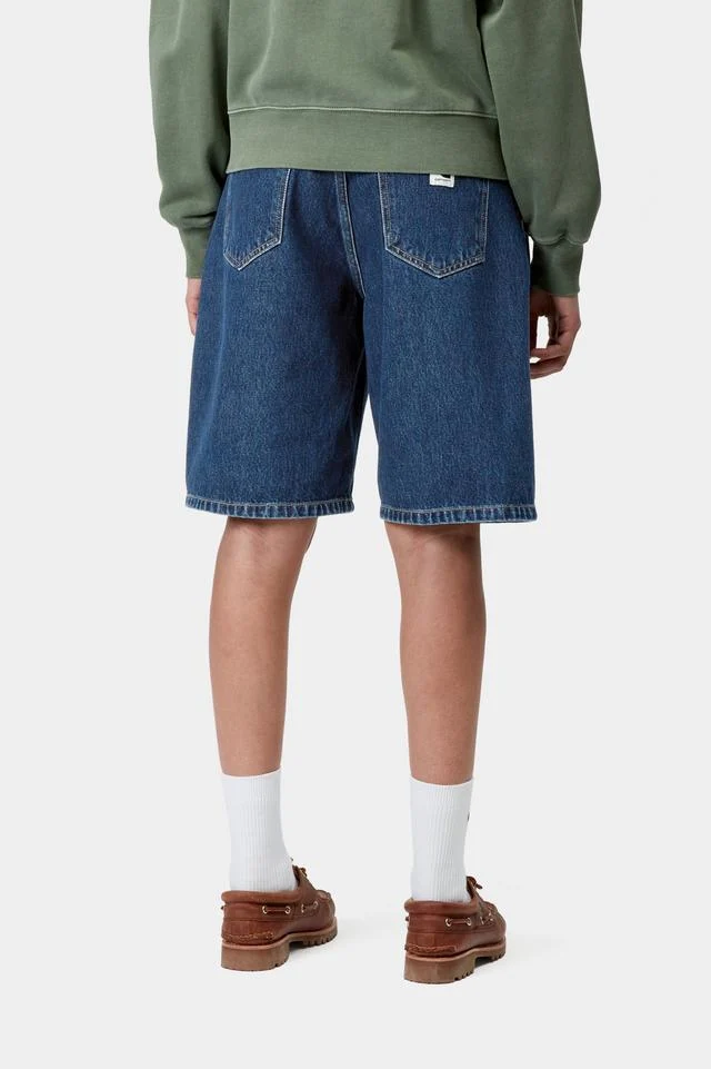 Carhartt WIP W' Brandon Short 100% Cotton 'Smith' Denim, 13.5 oz (Blue stone washed) - Image 4