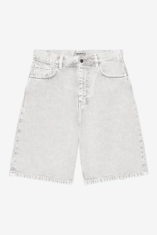 Carhartt WIP W' Brandon Short 100% Cotton 'Smithfield' Color Denim, 13.5 oz (Black chalk wash) - Image 2