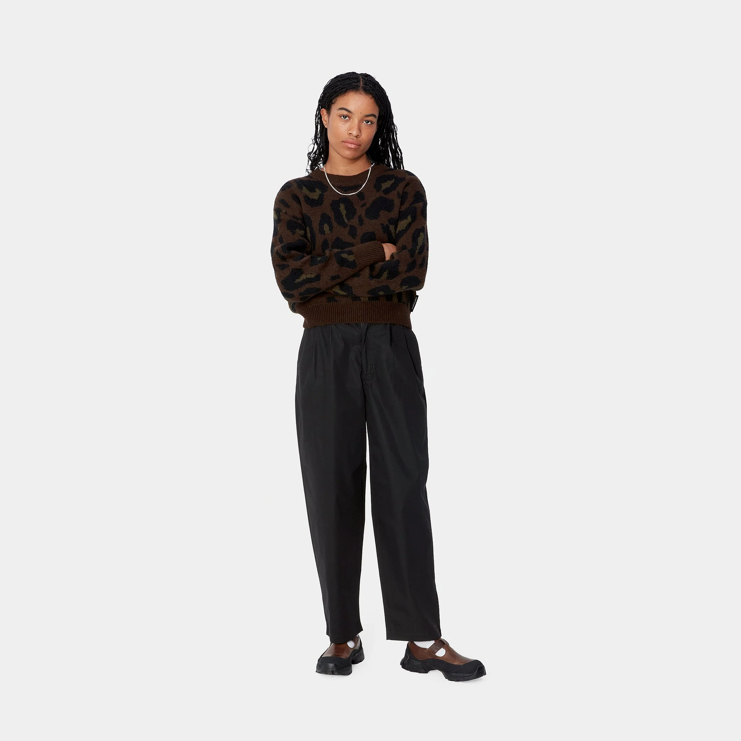 Carhartt WIP W' Franky Pant (Black) - Image 3