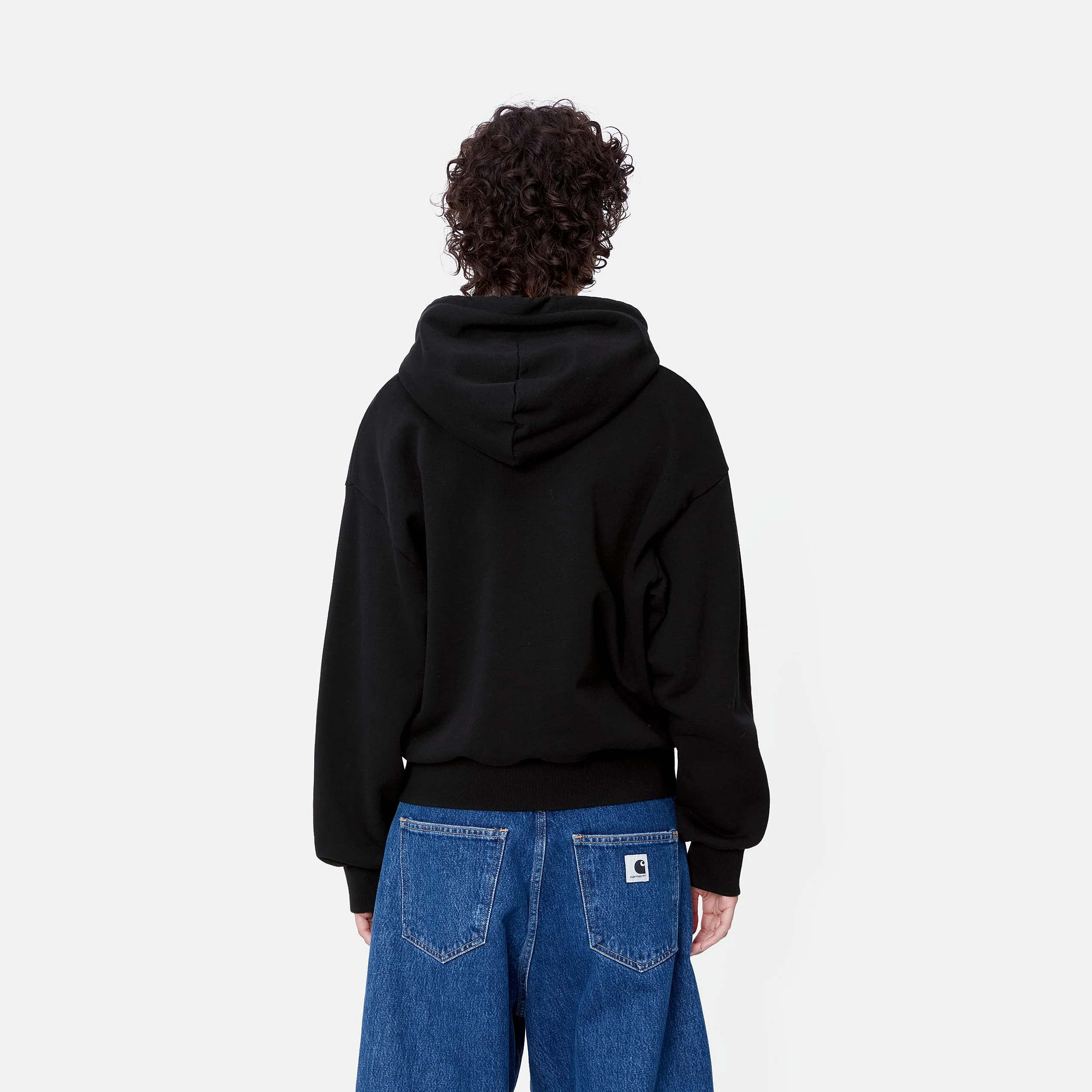 Carhartt Wip W' Hooded Casey (Black/Silver) - Image 4