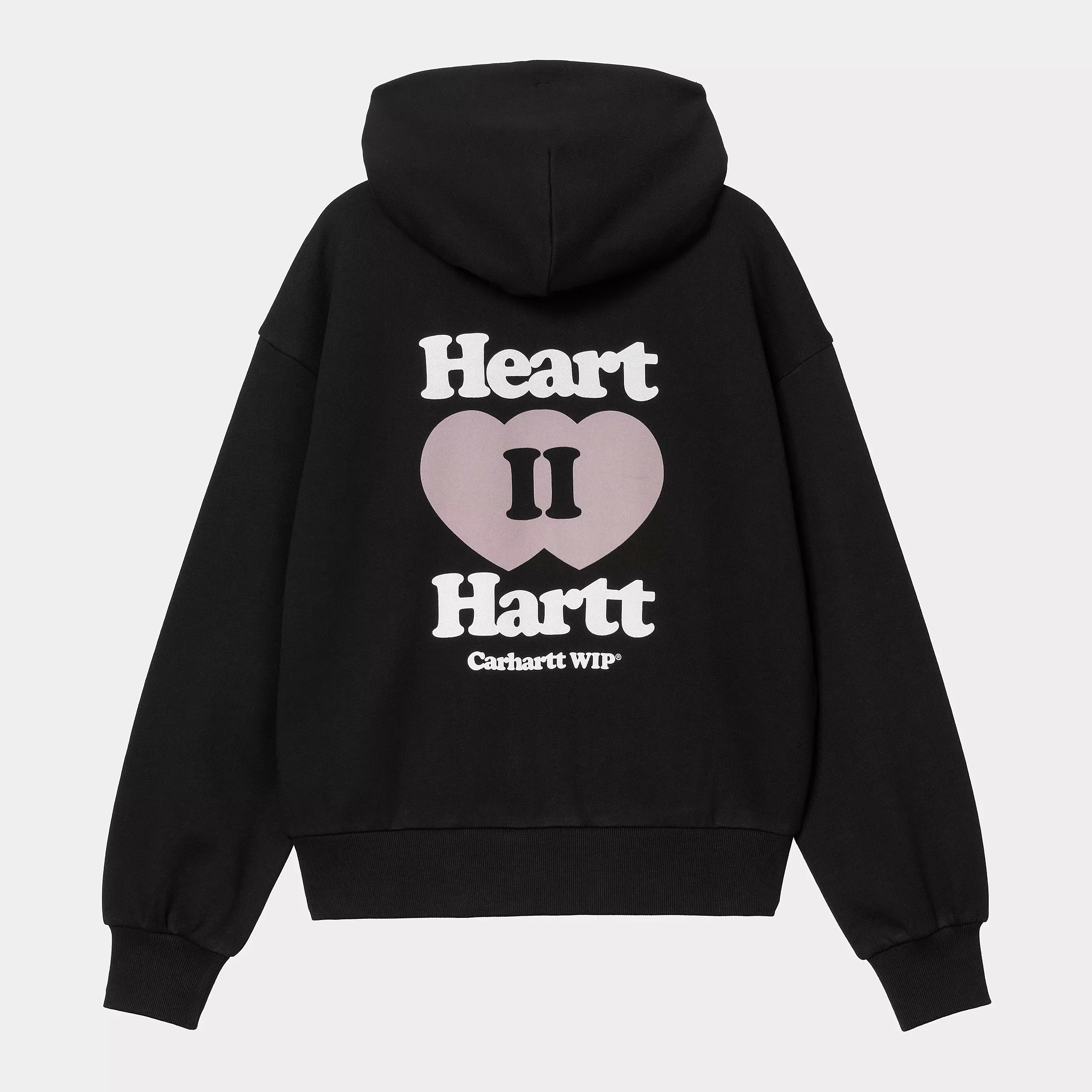 Carhartt WIP W' Hooded Heart II Hartt Jacket Cotton Sweat, 420 g/m² (Black) - Image 2