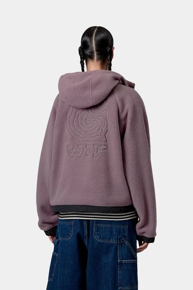 Carhartt WIP W' Hooded Helix Fleece Jacket Polyester Fleece, 250 g/m² (Phlox / Porphyry) - Image 4