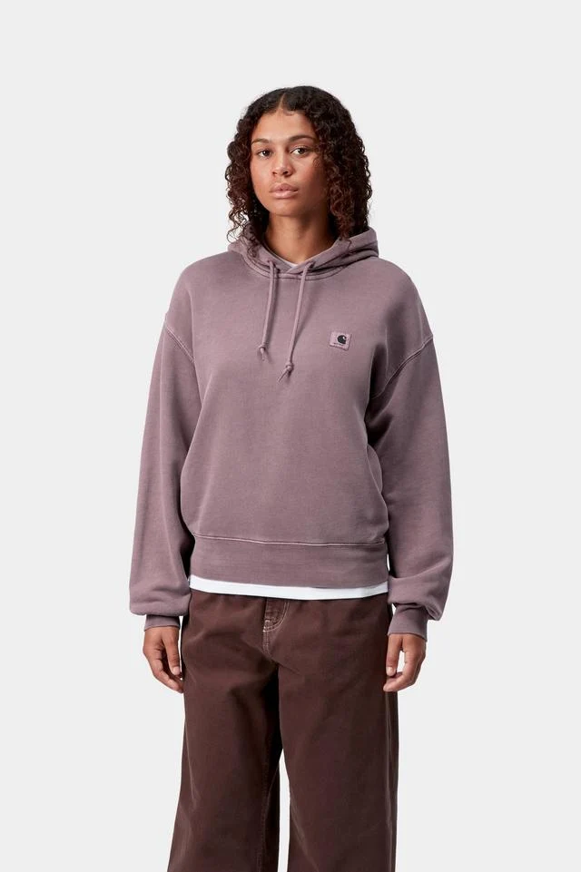 Carhartt WIP W' Hooded Nelson Sweat Cotton Sweat, 370 g/m² (Phlox garment dyed) - Image 3