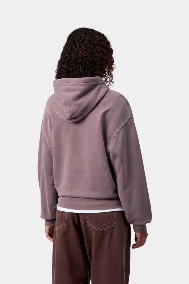 Carhartt WIP W' Hooded Nelson Sweat Cotton Sweat, 370 g/m² (Phlox garment dyed) - Image 4
