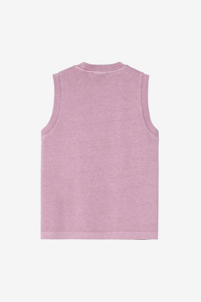 Carhartt WIP W' Nelson A-Shirt Organic Cotton Single Jersey, 220 g/m² (Gentle Purple garment dyed) - Image 2