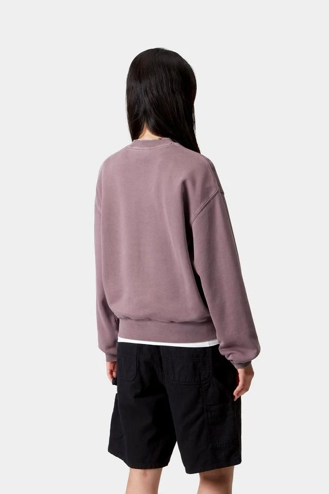 Carhartt WIP W' Nelson Sweatshirt Cotton Sweat, 370 g/m² (Phlox garment dyed) - Image 4