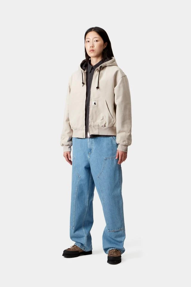 Carhartt WIP W' OG Active Jacket Organic Cotton Dearborn Canvas, 12 oz (Fleur De Sel stone canvas) - Image 6