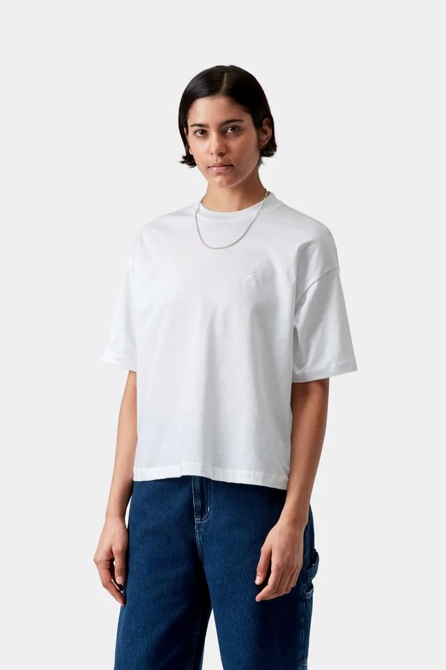 Carhartt WIP W' S/S Chester T-Shirt Organic Cotton Single Jersey, 150 g/m² (White) - Image 3