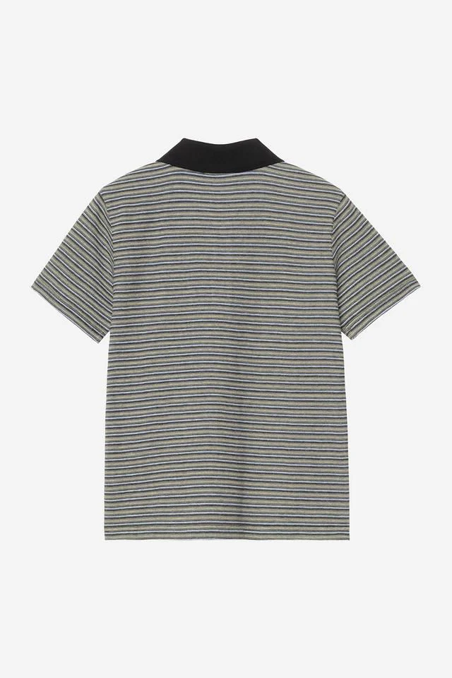 Carhartt WIP W' S/S Dion Polo Cotton Waffle, 230 g/m² (Dion Stripe, Icaria) - Image 2