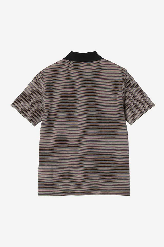 Carhartt WIP W' S/S Dion Polo Cotton Waffle, 230 g/m² (Dion Stripe, Lily) - Image 2