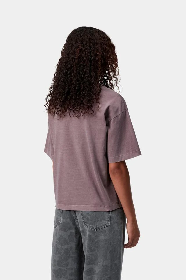 Carhartt WIP W' S/S Nelson T-Shirt Organic Cotton Single Jersey, 165 g/m² (Phlox garment dyed) - Image 4