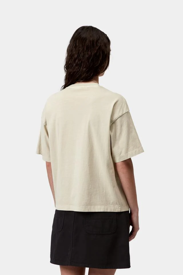 Carhartt WIP W' S/S Nelson T-Shirt Organic Cotton Single Jersey, 165 g/m² (Stone garment dyed) - Image 4