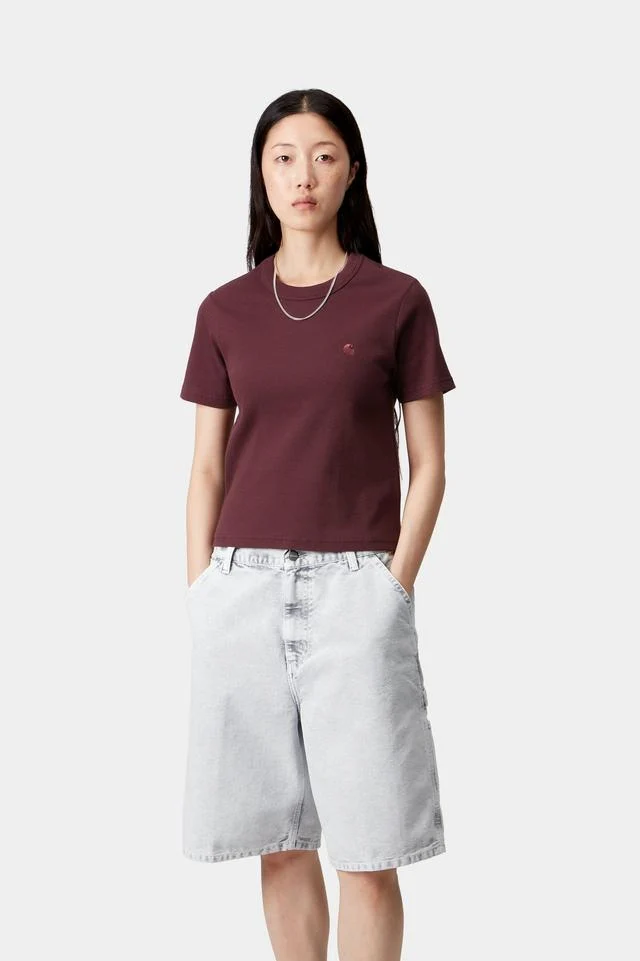 Carhartt WIP W' S/S Philipa T-Shirt Cotton/Elastane Ribbing 2X1, 245 g/m² (Rondo) - Image 3