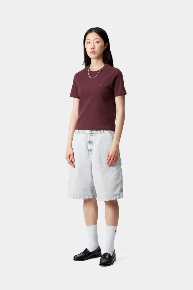 Carhartt WIP W' S/S Philipa T-Shirt Cotton/Elastane Ribbing 2X1, 245 g/m² (Rondo) - Image 5