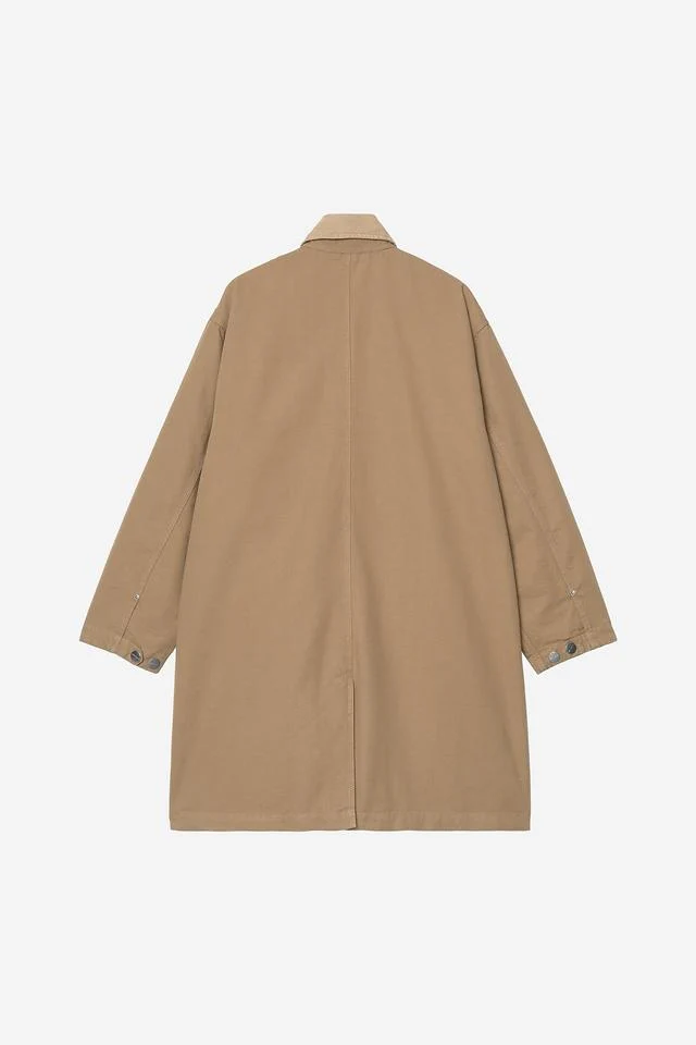 Carhartt WIP Webster Coat 100% Cotton 'Hubbard' Canvas, 9 oz (Leather/Leather rinsed) - Image 2