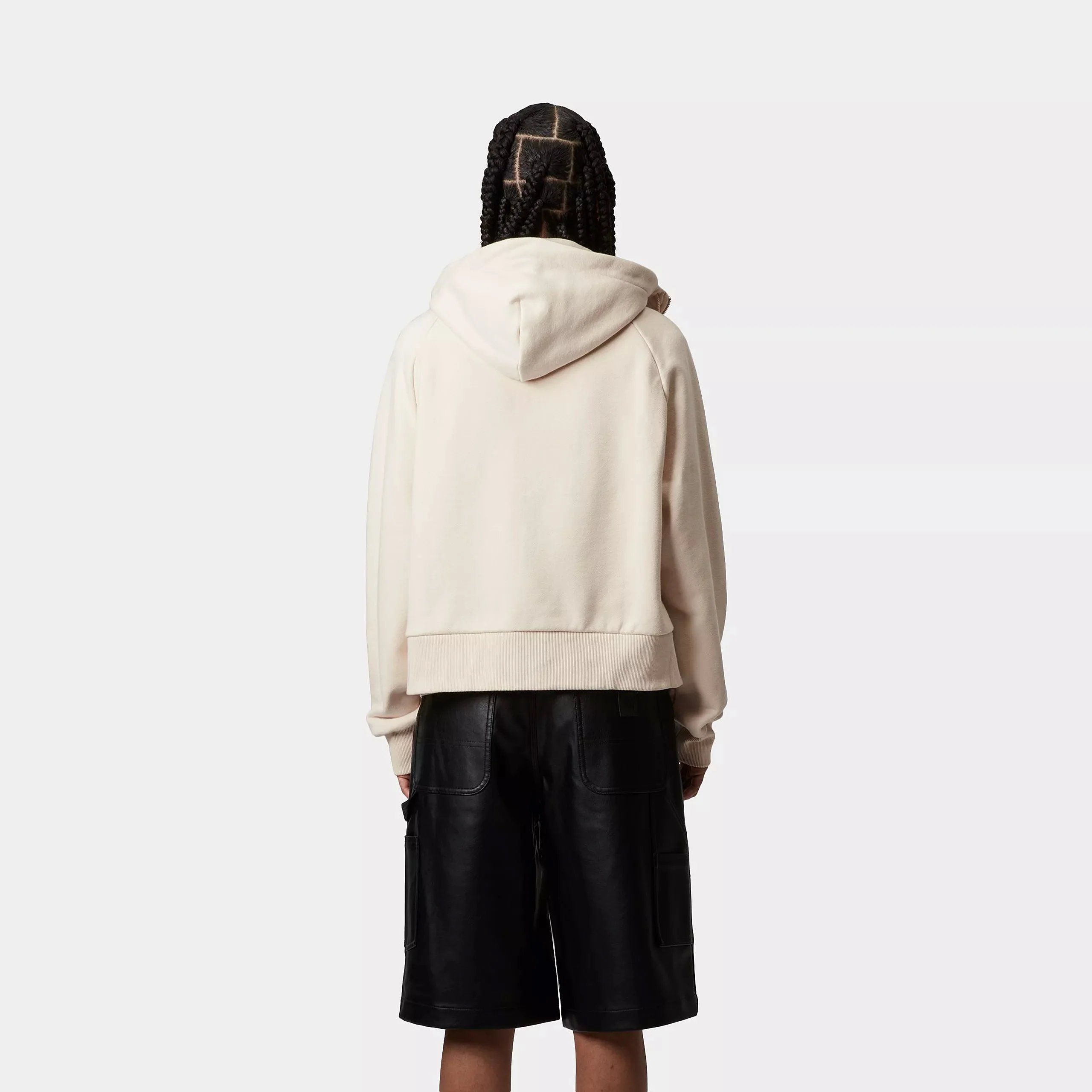 Carhartt WIP W'Hooded Eldon Jacket (Natural) - Image 4
