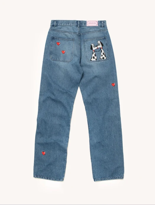 Carne Bollente AW25 Denim & Dalmatians Jeans - Image 2