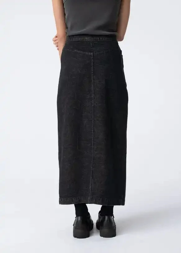 Carne Bollente Sketchy Sketch Skirt (Washed Black) - Image 3