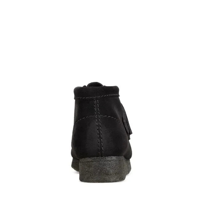 Clarks Wallabee Boot (Black Suede) - Image 5