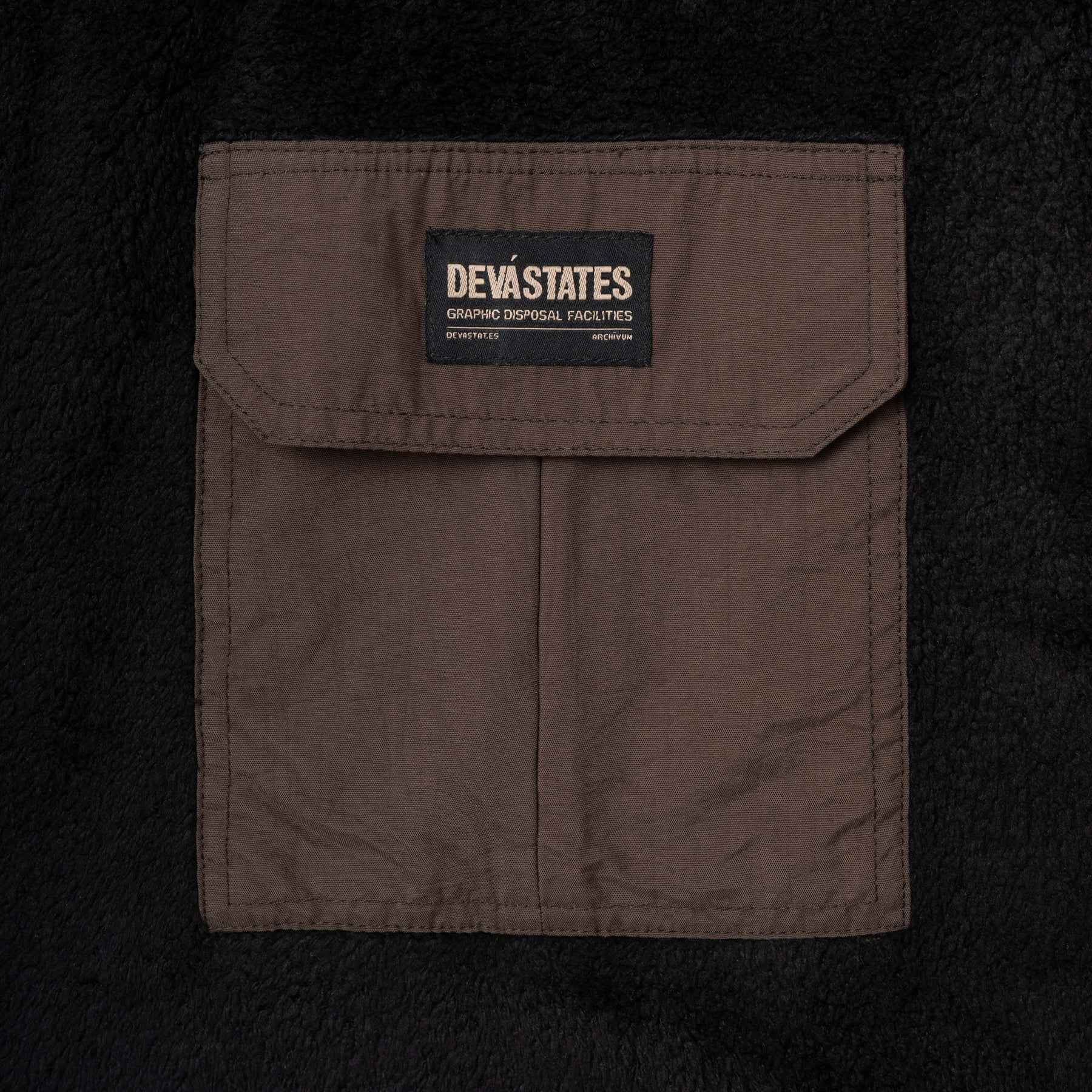 Deva States Sherpa Liner Jacket Overcast (Black) - Image 3