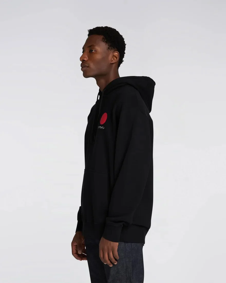 Edwin Japanese Sun Hoodie Sweat (Black) - Image 2