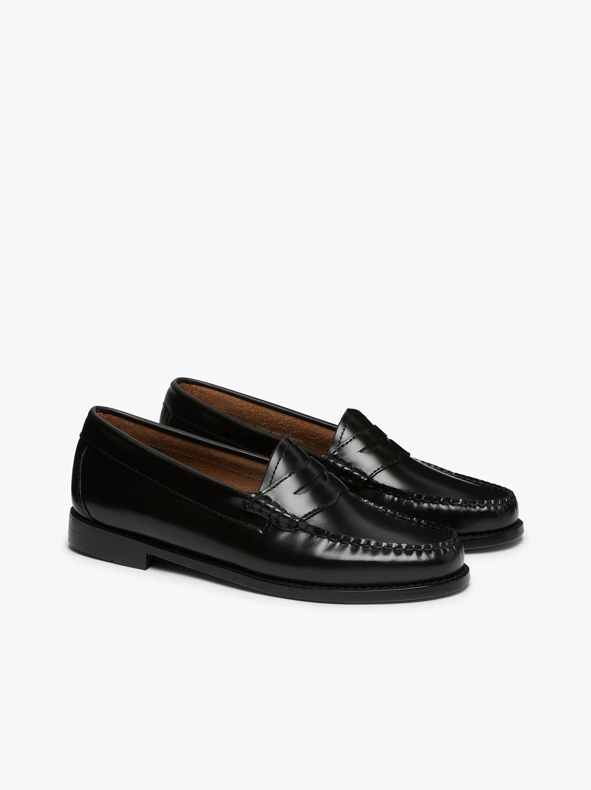 G.H. Bass Weejun Ii Wmn Penny Gh Bass Leather Upper/Polished Leather Sole (Black Leather) - Image 2