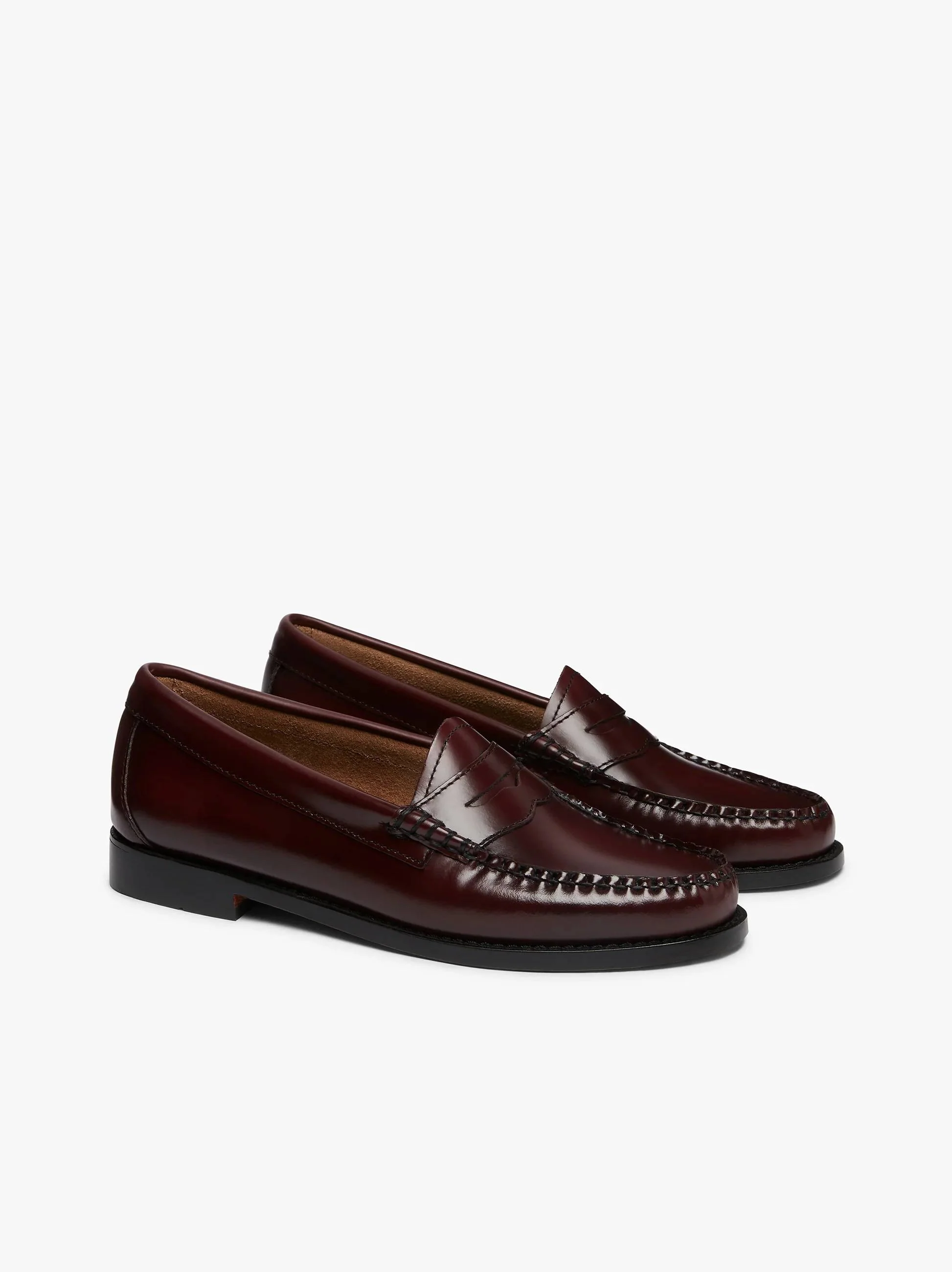 G.H. Bass Weejun Ii Wmn Penny Gh Bass Leather Upper/Polished Leather Sole (Wine Leather) - Image 2