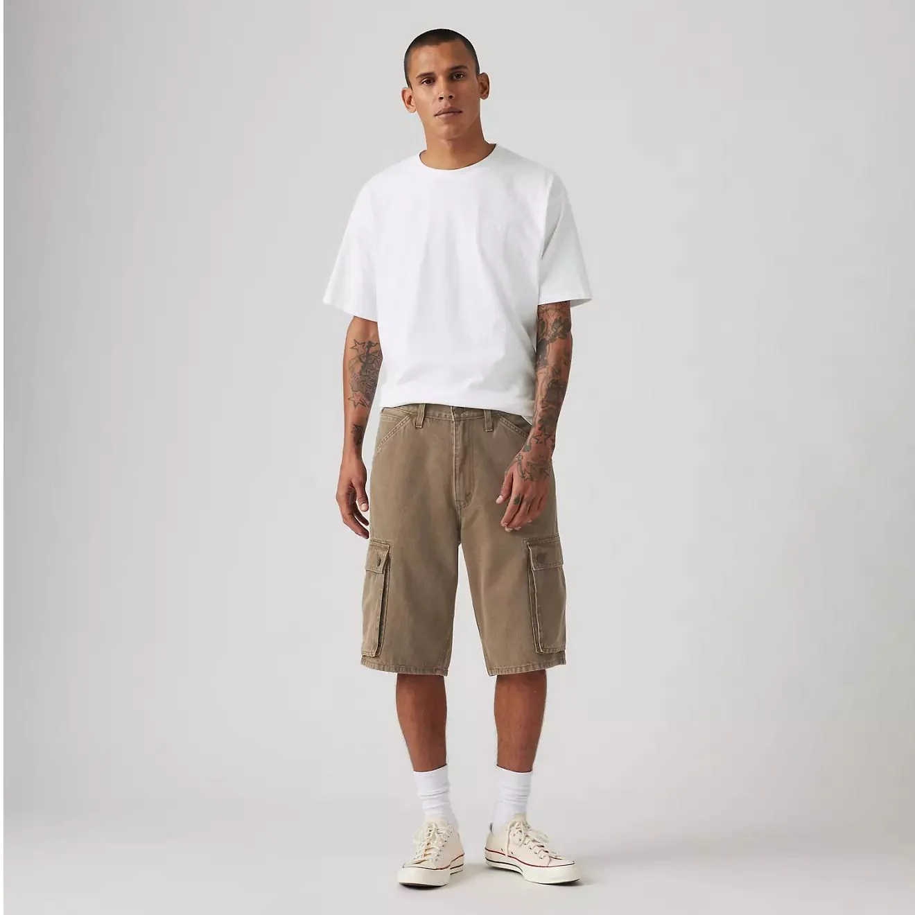 Levi's 478 Baggy Cargo Shorts (Rain Drum Drop Shorts) - Image 2