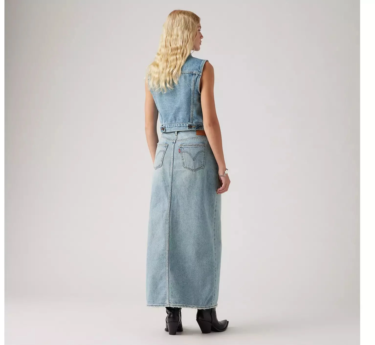Levi's Ankle Column Skirt (Please Hold) - Image 3