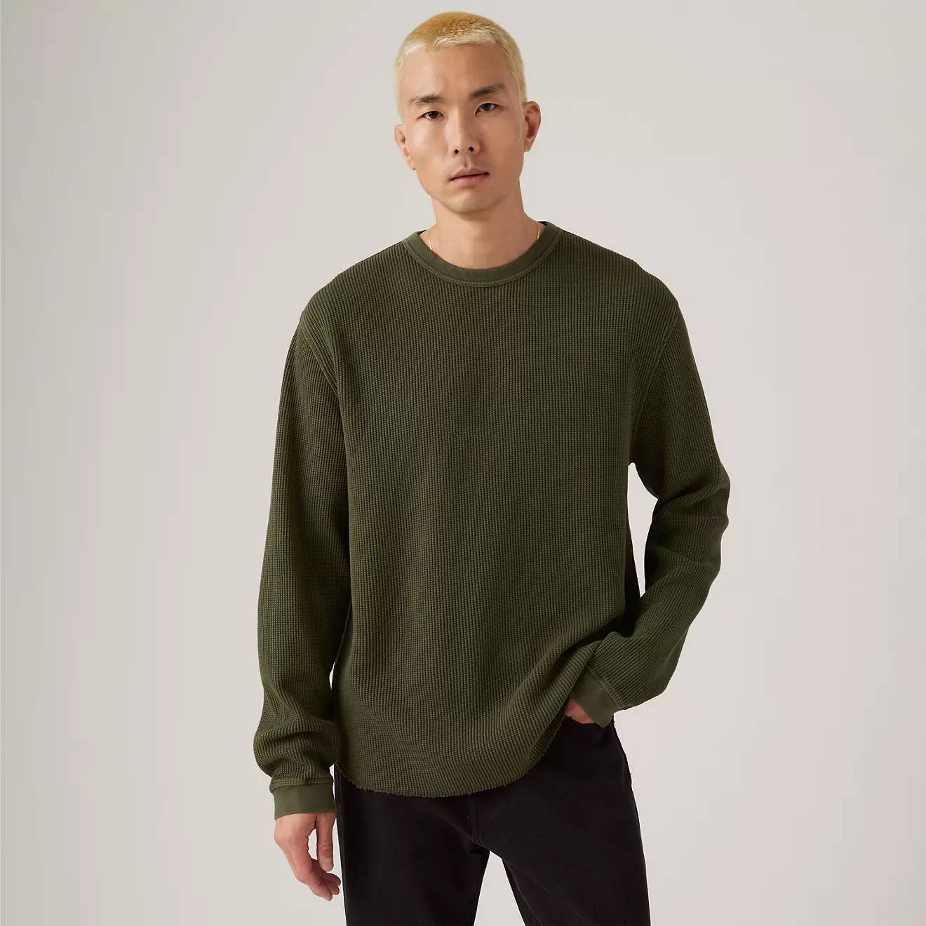 Levi's LS Rlx Thermal Tee (Garment Dye Duffel Bag) - Image 3