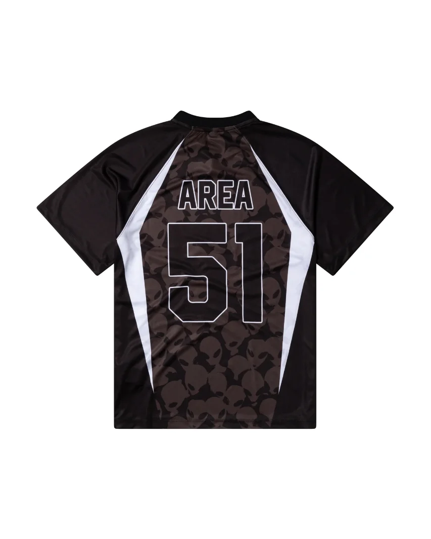 No Problemo Area 51 Football Shirt (Black) - Image 2