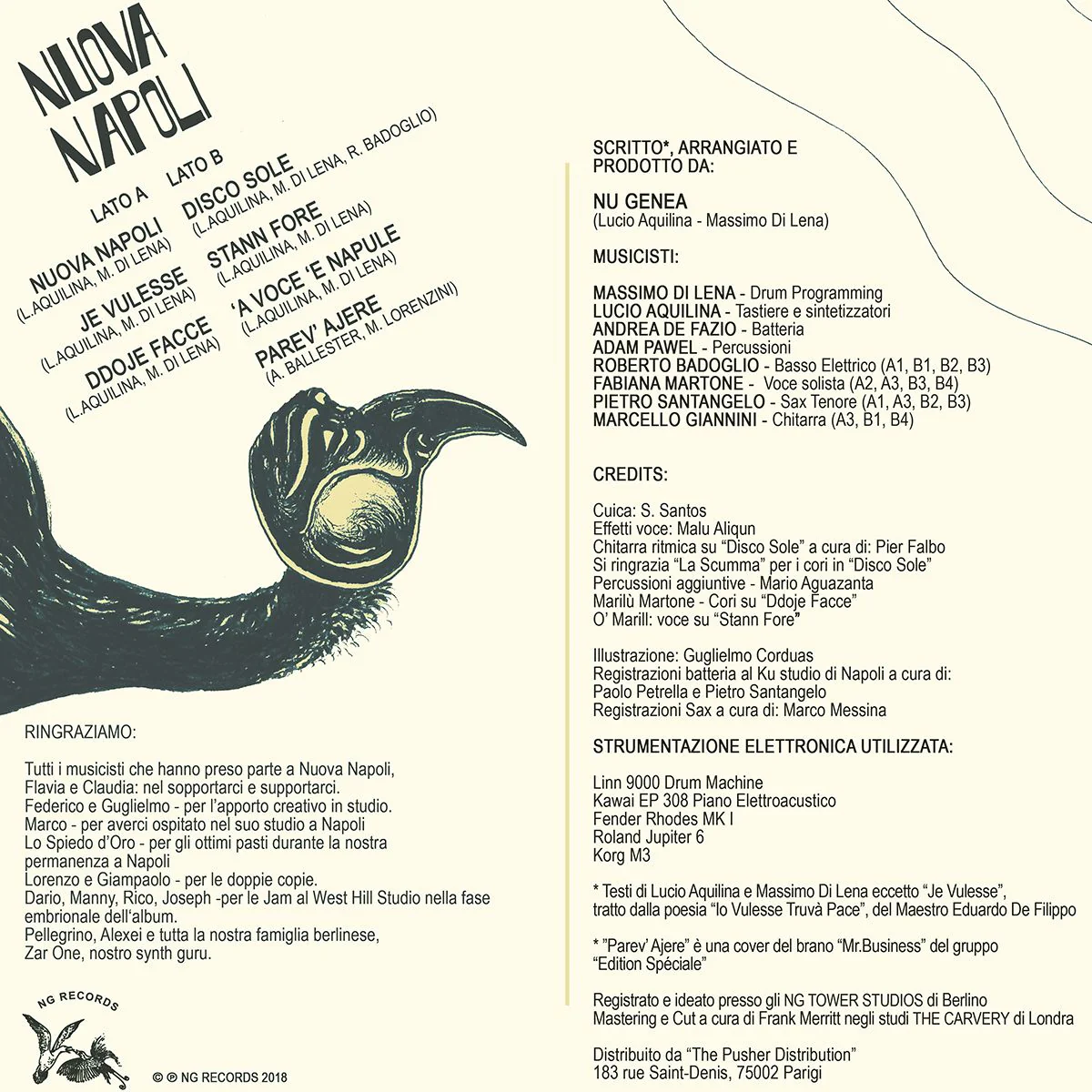 Nu Genea - Nuova Napoli | NG Records (NG01LP) - Image 2
