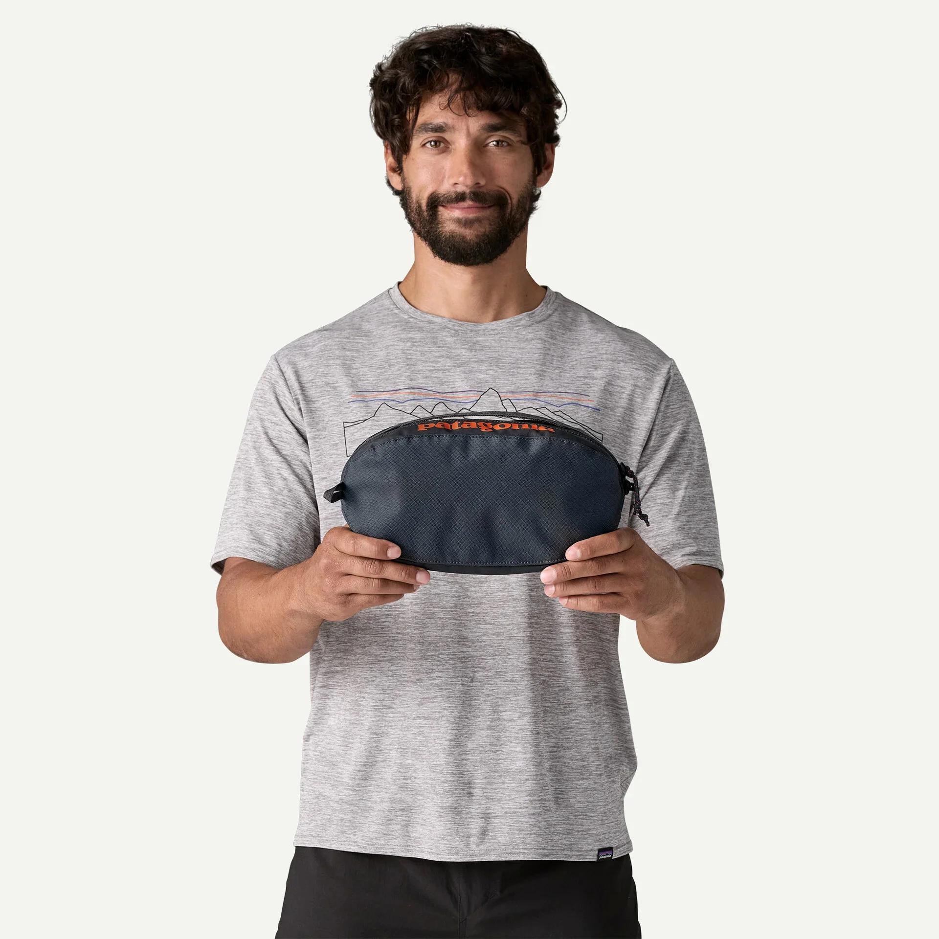 Patagonia Black Hole Cube 3L (Smolder Blue w/Amanita Red) - Image 2