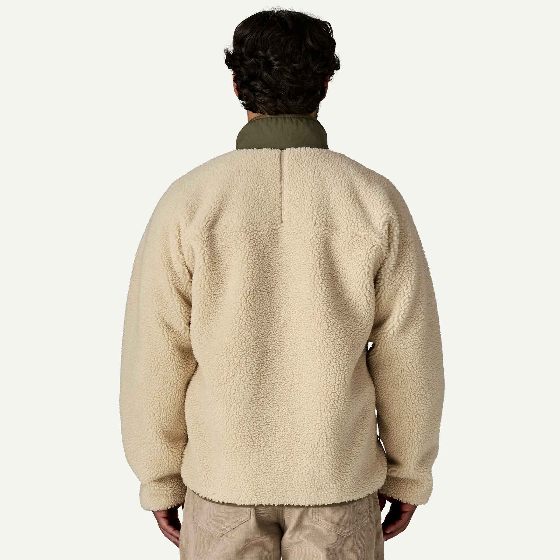 Patagonia M's Classic RetroX Jkt (Dark Natural w/Basin Green) - Image 3