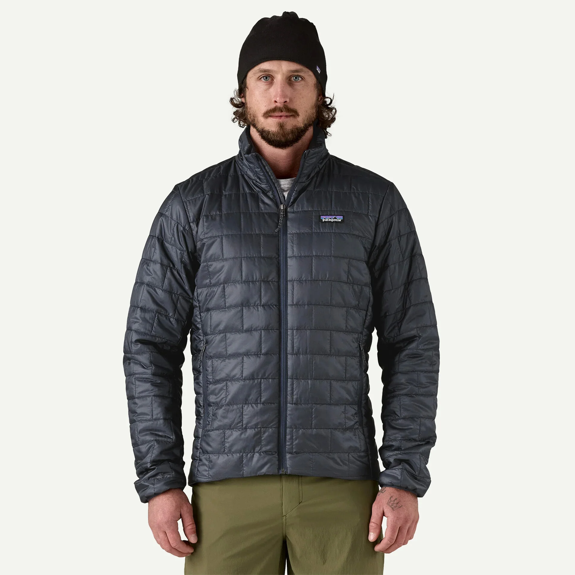 Patagonia M's Nano Puff Jkt (Smolder Blue) - Image 2