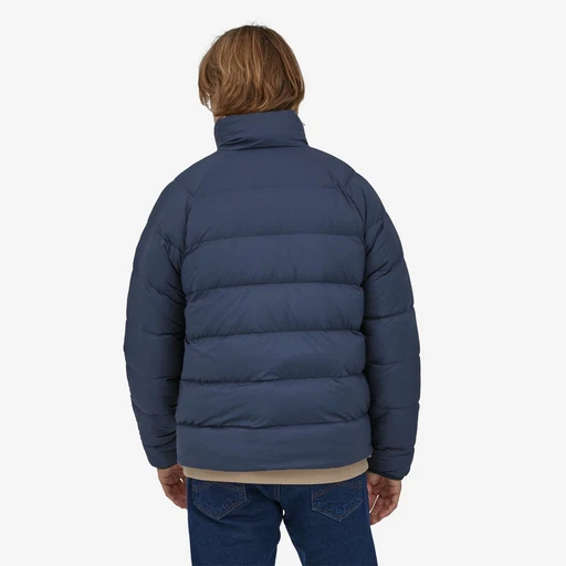 Patagonia M's Reversible Silent Down Jacket (New Navy) - Image 3
