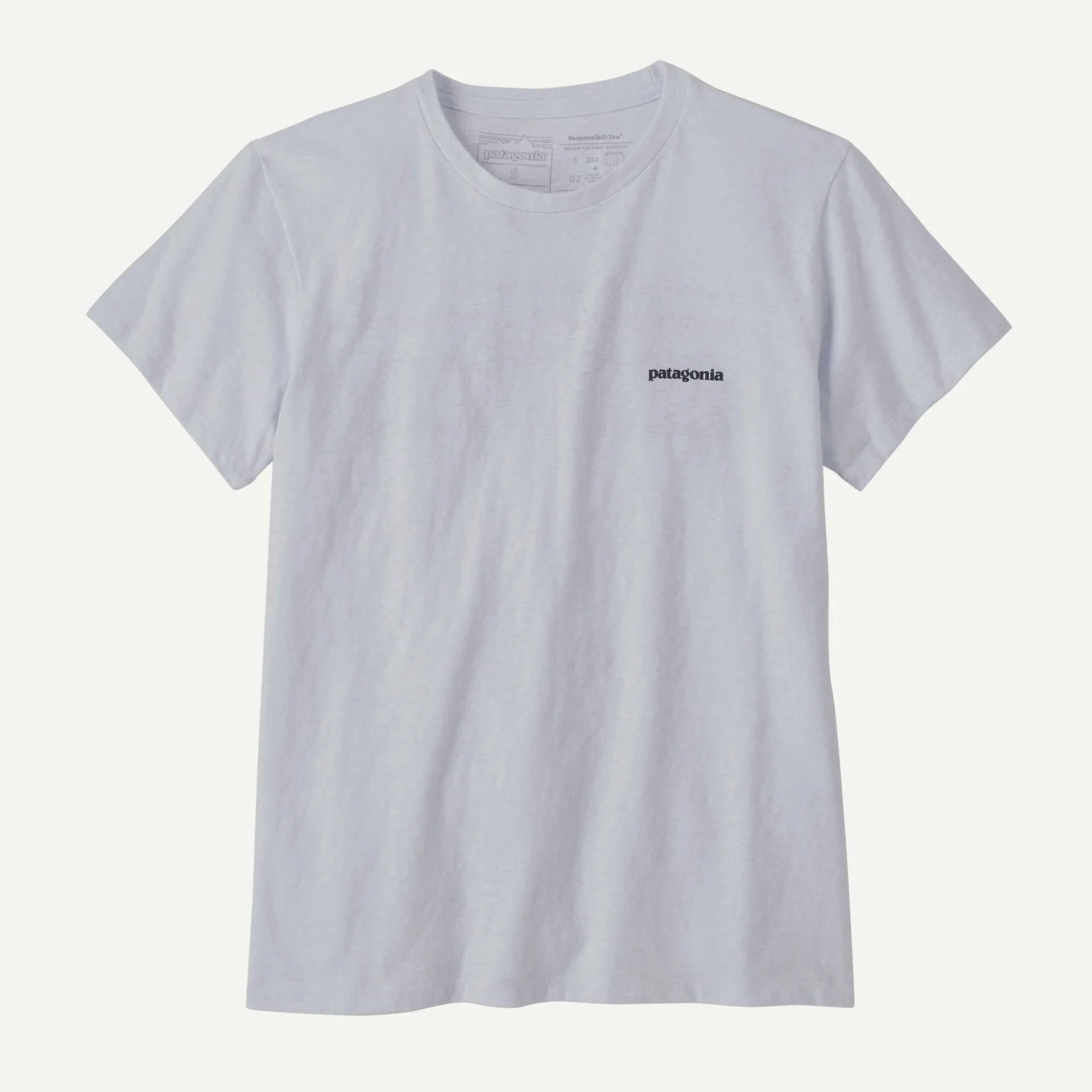 Patagonia W's P-6 Logo Responsibili-Tee (White) - Image 2